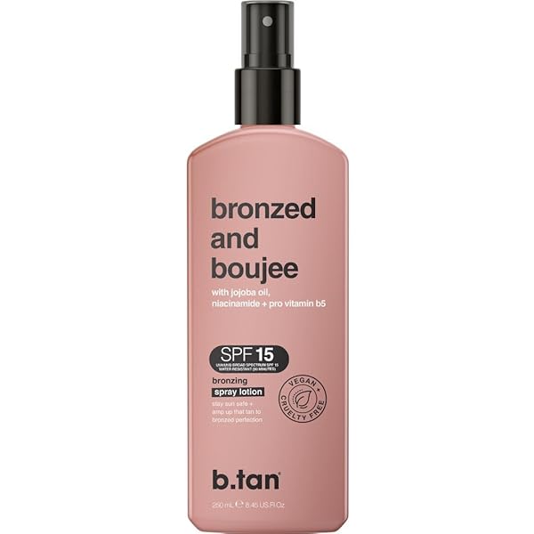 Amazon.com : b.tan Sun Tanning Lotion Spray | Bronzed Like a Boss